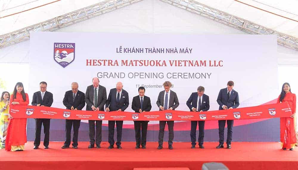 Tổ Chức Lễ Khánh Thành Nhà Máy Hestra Matsuoka Việt Nam