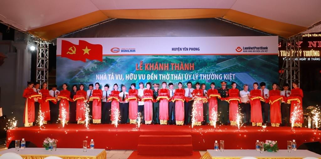 Lễ Khánh Thành Nhà Tả Vu, Hữu Vu Đền Thờ Thái Úy Lý Thường Kiệt