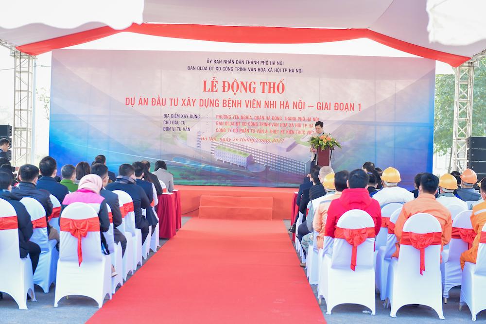 Lễ Động Thổ Dự Án Bệnh Viện Nhi Hà Nội Giai Đoạn 1