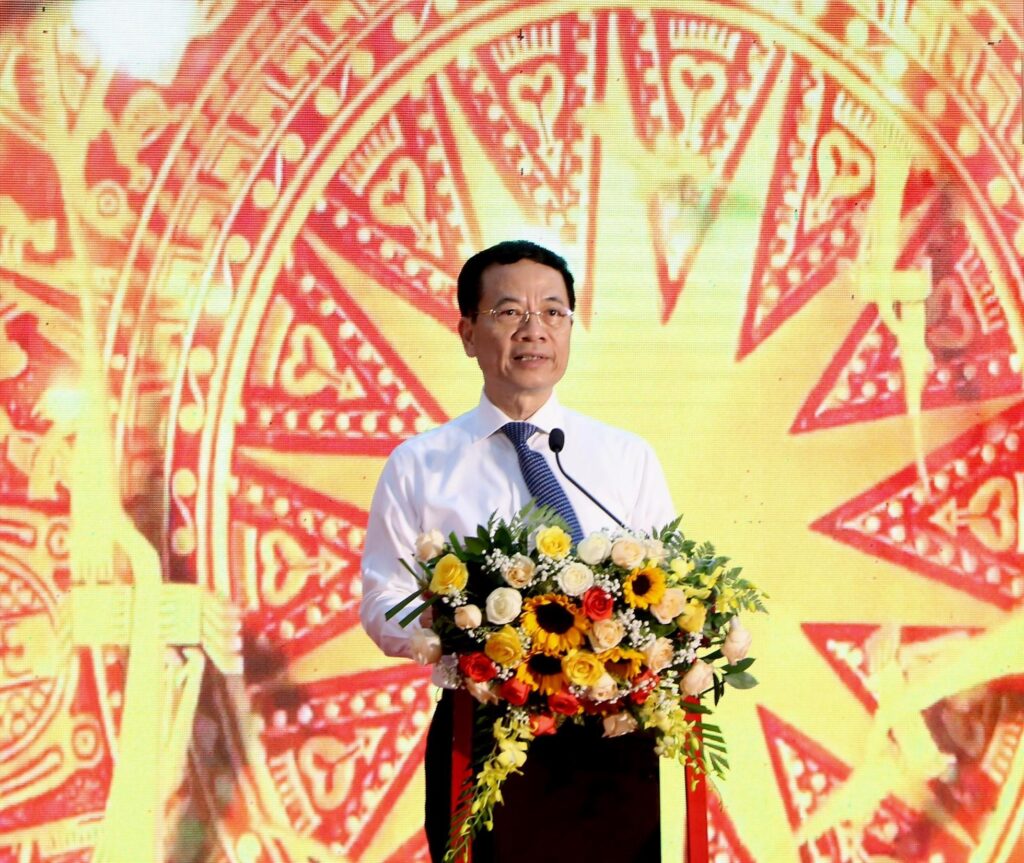 Bộ Trưởng Bộ Thông Tin Và Truyền Thông Nguyễn Mạnh Hùng Phát Biểu Khai Mạc