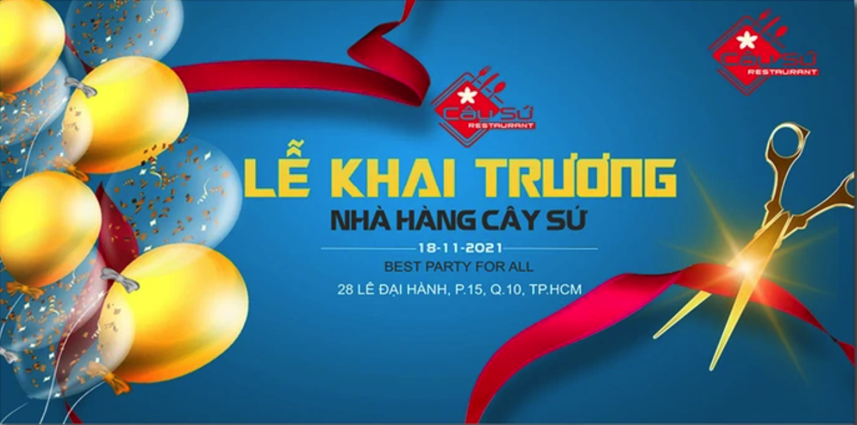 Băng Rôn Khai Trương Mẫu 2